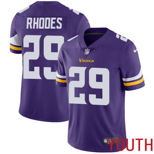 Minnesota Vikings #29 Limited Xavier Rhodes Purple Nike NFL Home Youth Jersey Vapor Untouchable